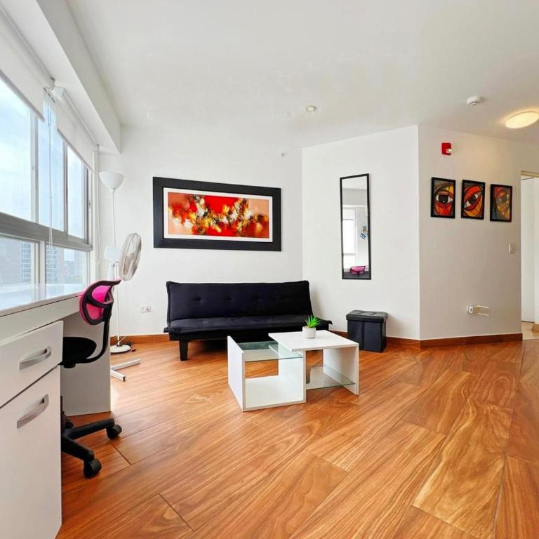 Apartamento moderno con vistas, WiFi gratis y cocina equipada - Apartamento de 1 dormitorio - 1