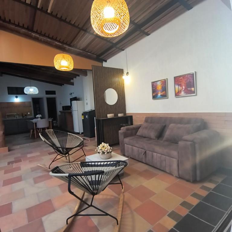 Acogedora casa estilo rustico para descanso - Casa de 2 dormitorios - 24