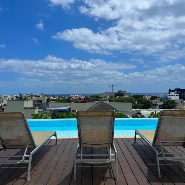 Seaview Roof Pool and Hammock 3 Blocks from Beach - Habitación Individual - 1