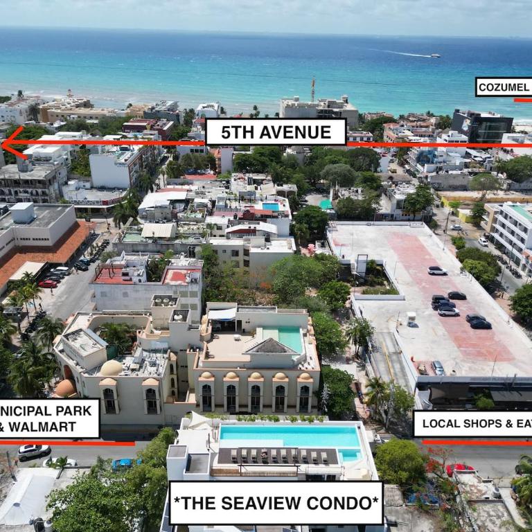 Seaview Roof Pool and Hammock 3 Blocks from Beach - Habitación Individual - 5