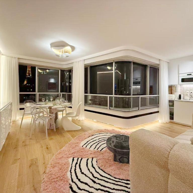 Contemporary artist style panoramic EiffelTower - Appartement Supérieur 2 Chambres - 7