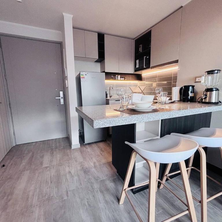 Chic, A/C&Calefacción, Gimnasio, Piscina Santiago - Apartment - 5