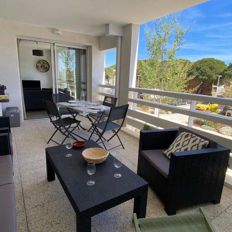 Beau T2 climatisé pour 4 pers., terrasse et parking à Port Leucate - FR-1-727-29 - Apartment - 1