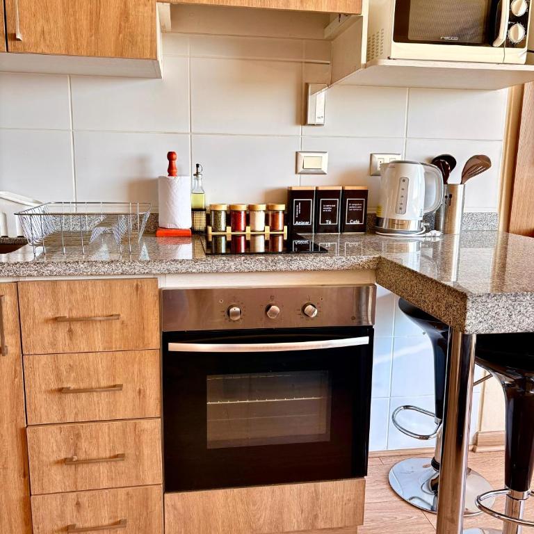 DEPARTAMENTO ACOGEDOR Y TRANQUILO en Chillán Centro, full equipado, ideal para descansar, Wifi y Estacionamiento - One-Bedroom Apartment - 3