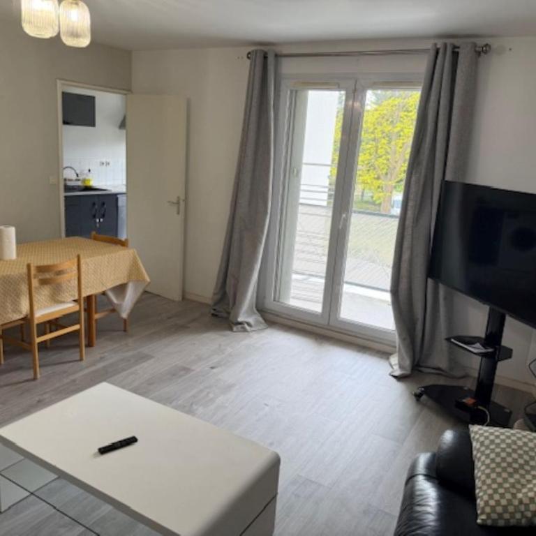 Appart Orleans Gare - Two-Bedroom Apartment with Balcony and Terrace - 10