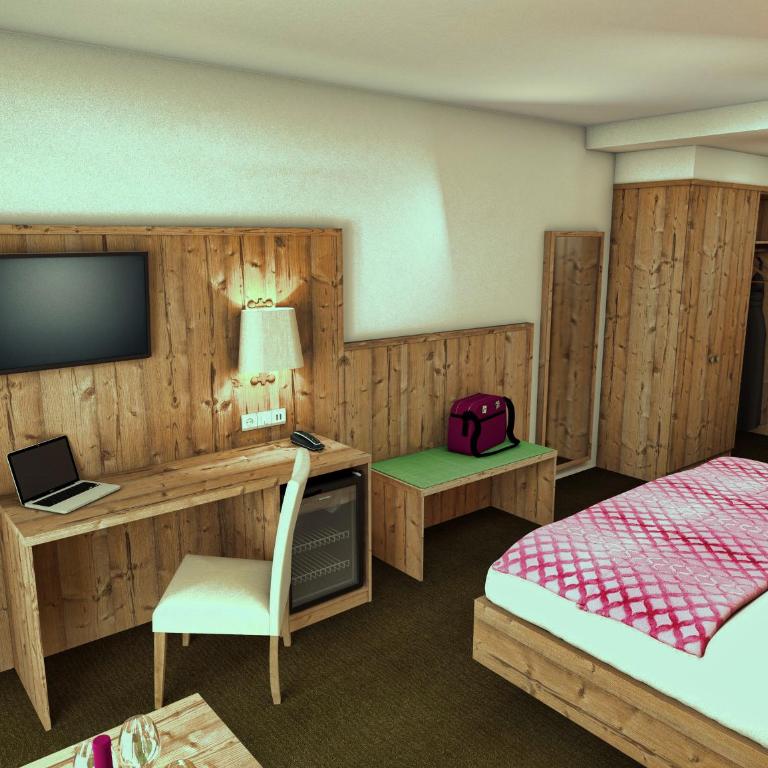 Gästehaus am Kurpark - Doppelzimmer mit Balkon und Meerblick - 11