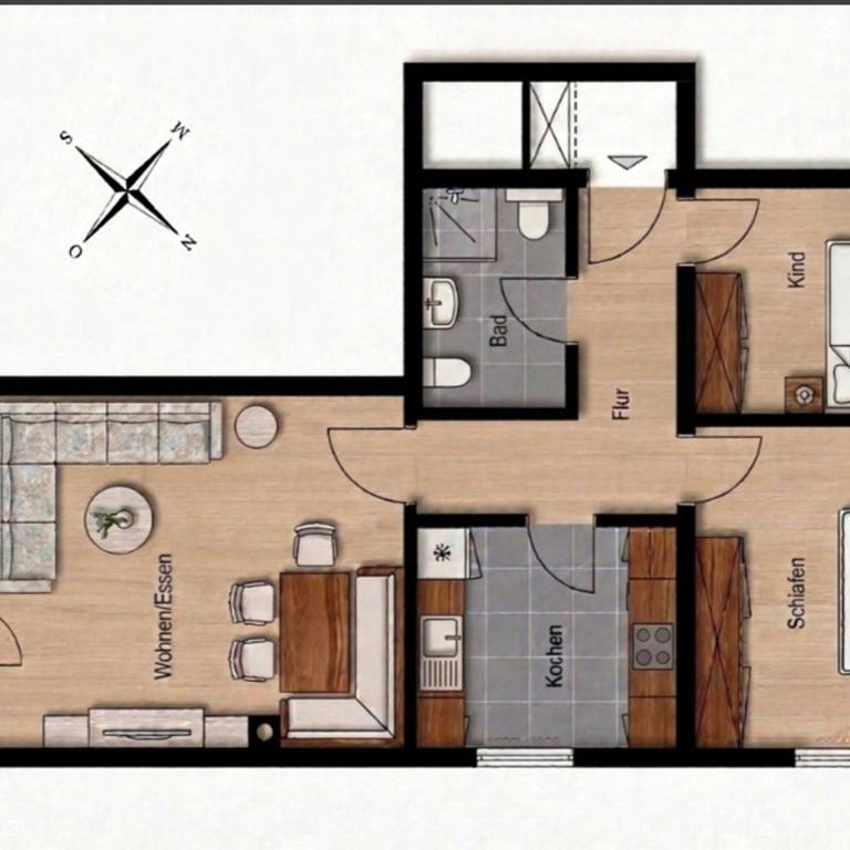 Ferienwohnungen Alpentraum - GlücksMoment - Appartamento con 2 Camere da Letto - 13