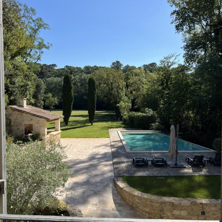 Moulin de Carrière, dans un parc de 2 hectares à Uzès - Chambre Familiale Deluxe - 4