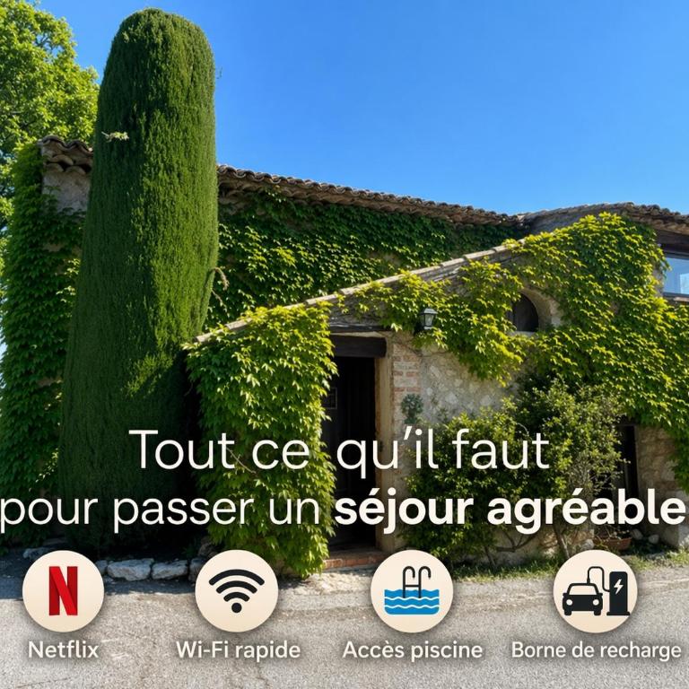 Maison atypique avec vue à Saint Paul de Vence - Villa mit 2 Schlafzimmern - 1