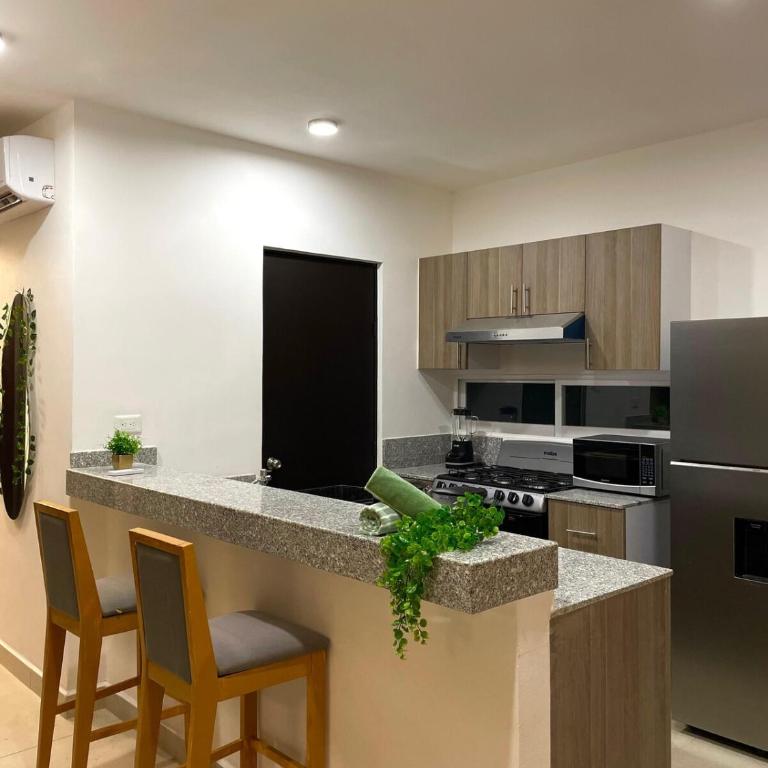 depa premium con alberca, jacuzzi y seguridad 24 horas - Apartamento de 2 dormitorios - 12