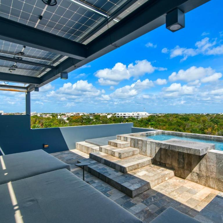 Luxury 4 Bedroom Villa in Aldea Zama near Beach and Downtown with Private Pool Jacuzzi and Sauna - Villa - 10