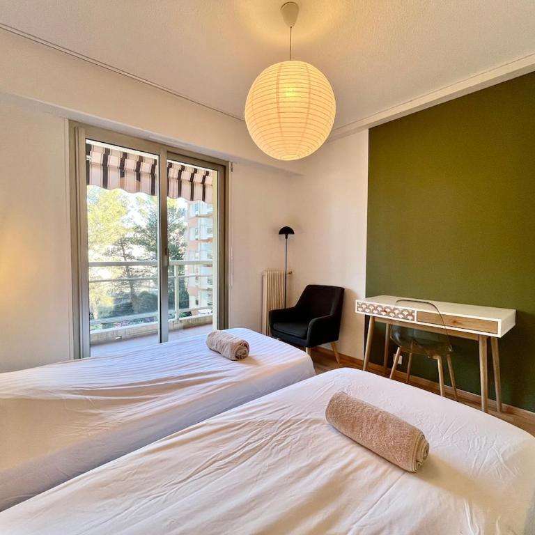 Appartement T3 piscine, parking, proche des plages - Apartment mit 2 Schlafzimmern - 18