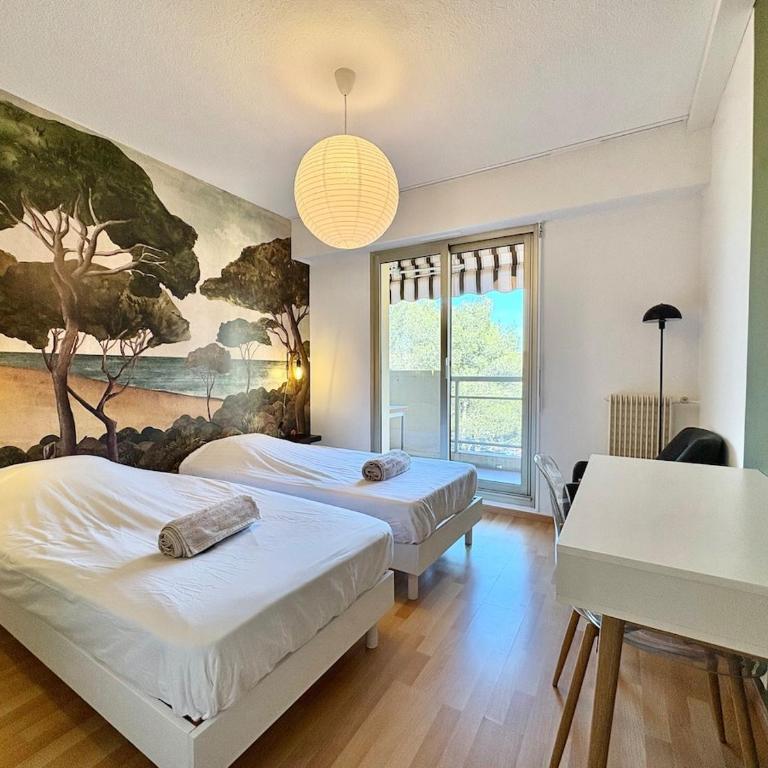 Appartement T3 piscine, parking, proche des plages - Apartment mit 2 Schlafzimmern - 19