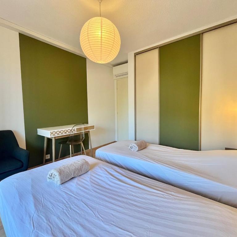 Appartement T3 piscine, parking, proche des plages - Apartment mit 2 Schlafzimmern - 20