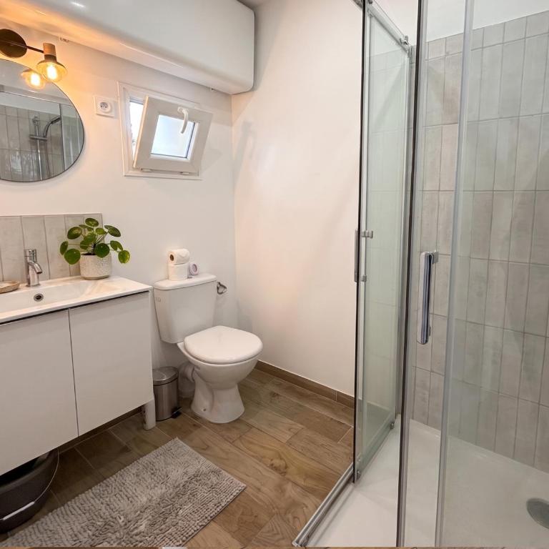 Charmant appart avec jardin privé wifi et clim - proche mer -1 - Apartamento de 1 dormitorio - 3