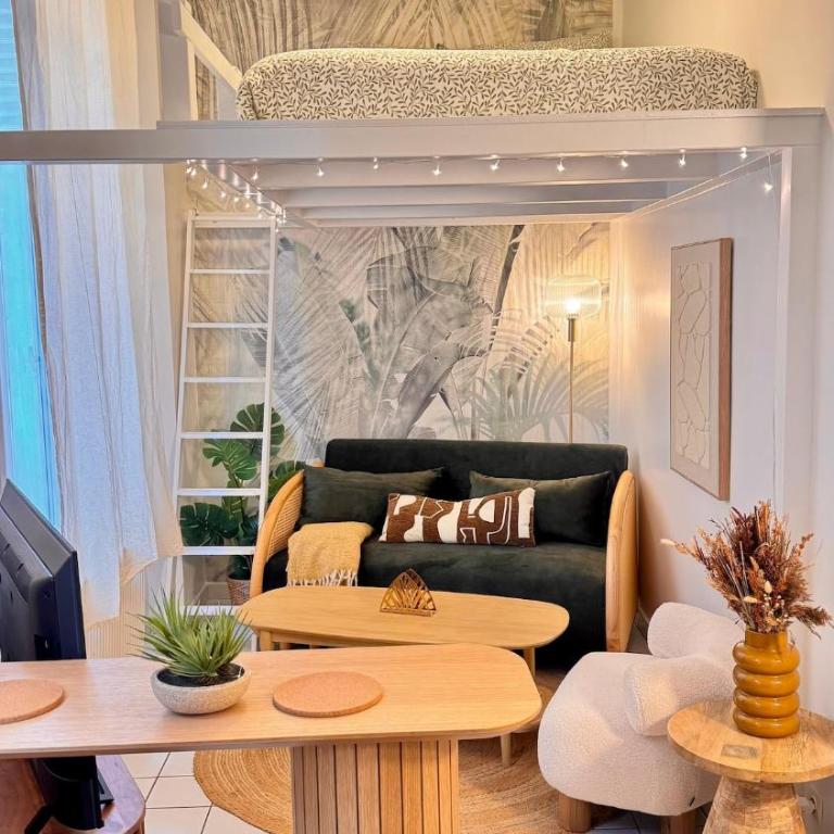 Studio in Paris perfect for a couple or for work - Apartamento de 1 dormitorio - 1