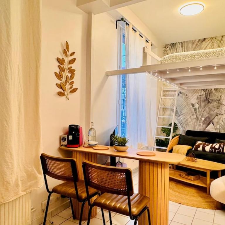 Studio in Paris perfect for a couple or for work - Apartamento de 1 dormitorio - 12