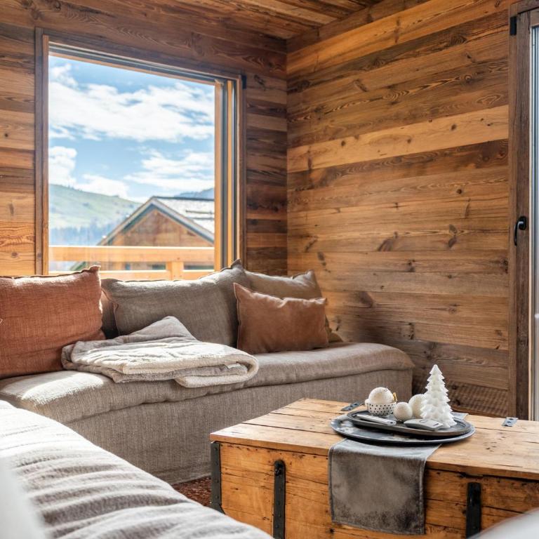 Chalet 5★, Hammam, 200 m des pistes, 10 pers, La Clusaz - FR-1-304-297 - Chalet - 8
