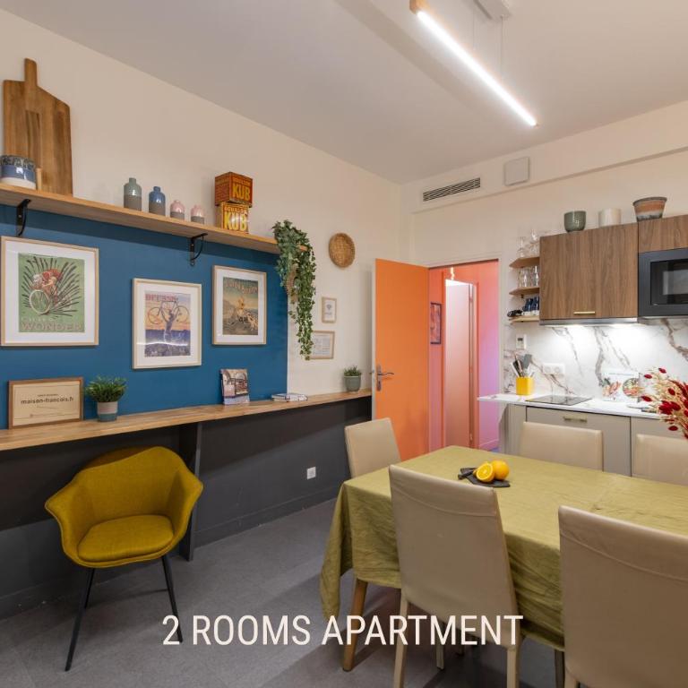 MAISON FRANCOIS Paris - Two rooms apartment & - OR Studio - Linkable together - Appartement 2 Chambres - 5