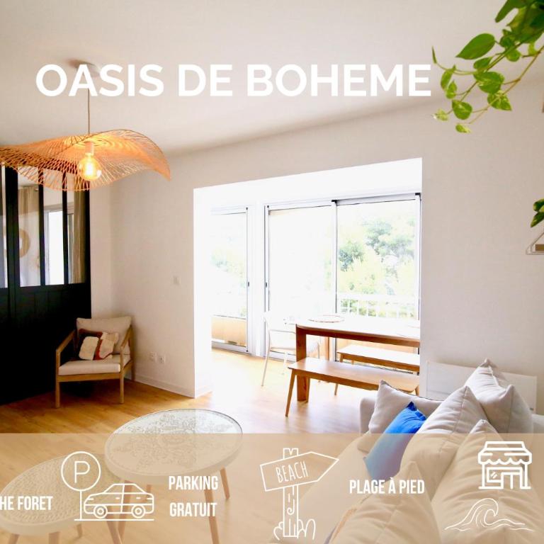 Oasis de bohème, plage à pied - One-Bedroom Apartment - 1