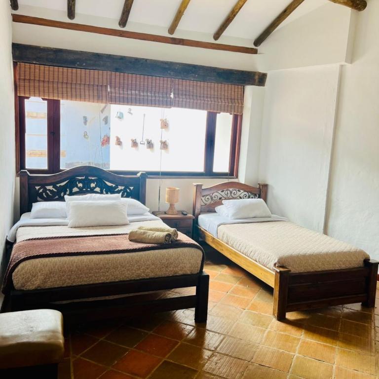 Hacienda Campestre Oasis de la Villa - Triple Room with Mountain View - 8