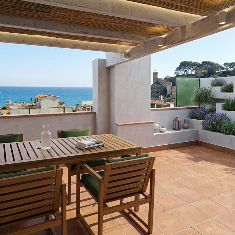 Hostal Boutique Sa Nansa - Apartamento de 2 dormitorios con terraza y vistas al mar - 1