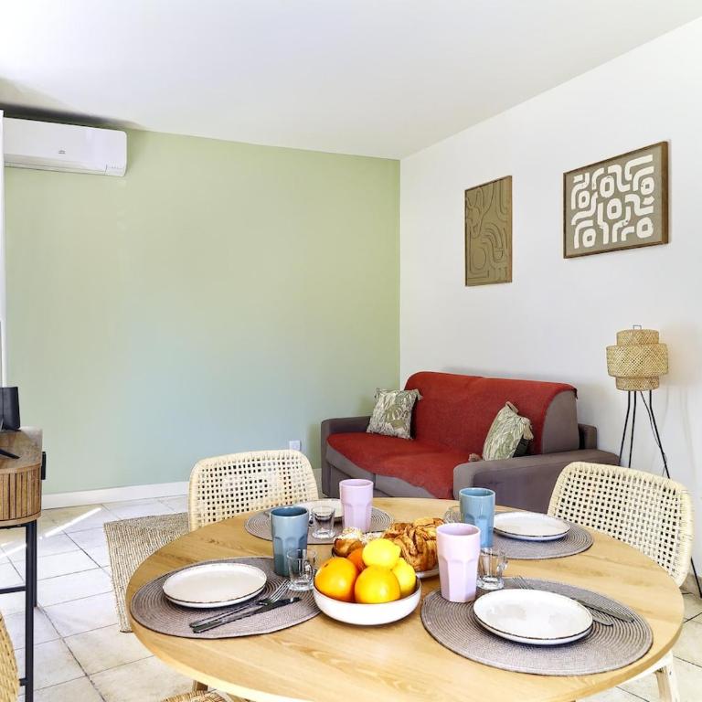 Au coeur de Juan-les-Pins, Magnifique Appartement, Clim, 30m de la Plage - Appartement 1 Chambre - 1