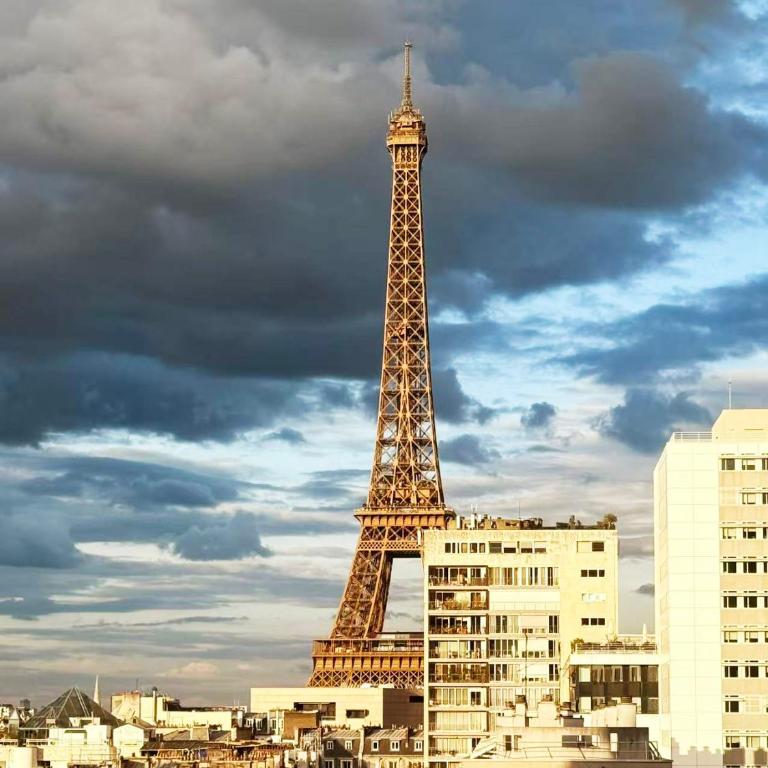 Contemporary artist style panoramic EiffelTower - Appartement Supérieur 2 Chambres - 3