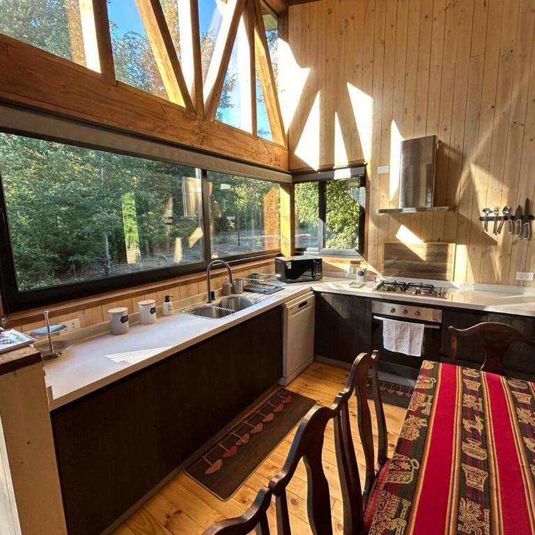 Refugio a minutos de Corralco - One-Bedroom Chalet - 13