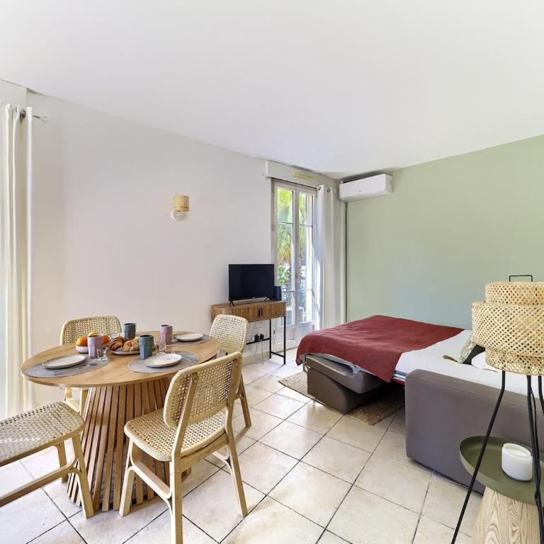 Au coeur de Juan-les-Pins, Magnifique Appartement, Clim, 30m de la Plage - Appartement 1 Chambre - 6