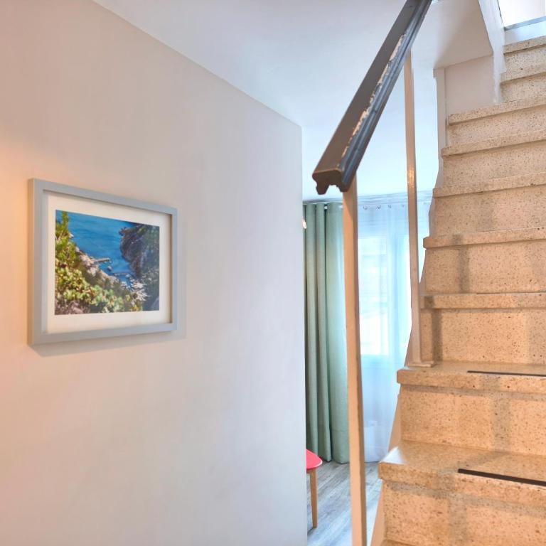 Mistral 3 Élégant duplex 2 chambres avec terrasse et climatisation, à proximité immédiate du port - Two-Bedroom Apartment - 16