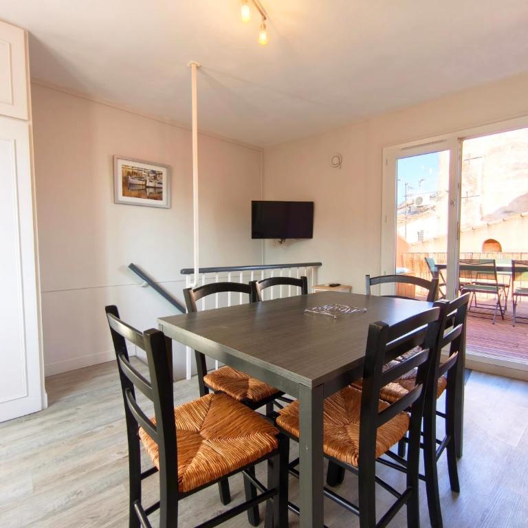 Mistral 3 Élégant duplex 2 chambres avec terrasse et climatisation, à proximité immédiate du port - Two-Bedroom Apartment - 19