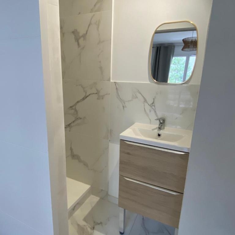 Palais justice Gare Minatec - Camera Matrimoniale con Bagno Privato - 10