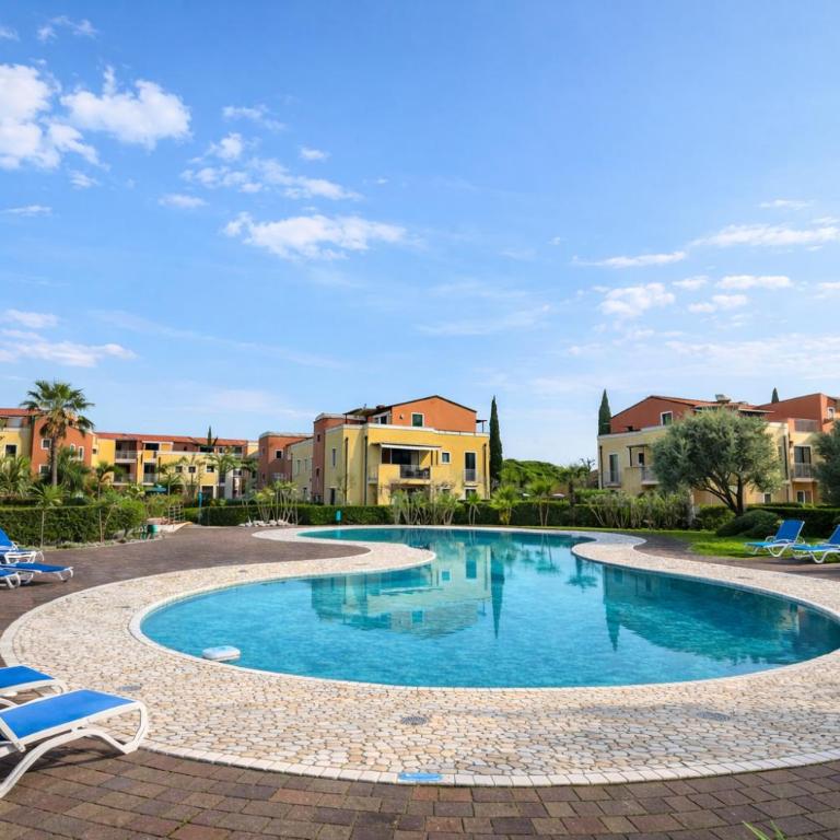 Villaggio Parco Laguna - Appartamento con Piscina e Posto Barca - Appartamento con 1 Camera da Letto e Vista Piscina - 1