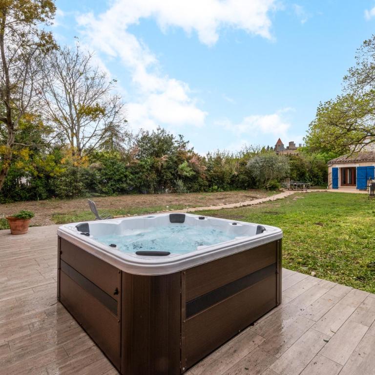 Le Secret des Remparts - Jacuzzi- Vue Cité - Free Parking - Climatisation - Villa - 4