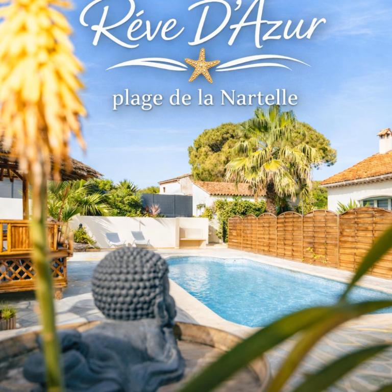 Mazet - Plage de la Nartelle à 200M- Terrasse- parking - BBQ- Séjour calme & détente draps inclus- Check-in 20h maximum - Haus mit 1 Schlafzimmer - 27