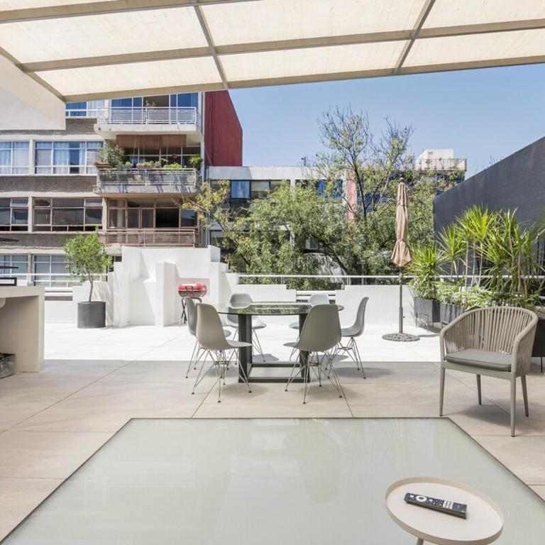 Art Deco Condesa II Stylish and Quiet w Rooftop - Five-Bedroom House - 21