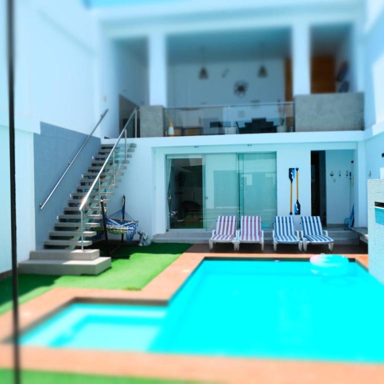 Casa Beach 4 dormitorios - Puerto Malabrigo Piscina Surf Chicama playa ola izquierda más larga del mundo - mínimo dos noches - Casa de 4 dormitorios - 20