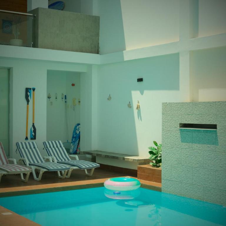 Casa Beach 4 dormitorios - Puerto Malabrigo Piscina Surf Chicama playa ola izquierda más larga del mundo - mínimo dos noches - Casa de 4 dormitorios - 30