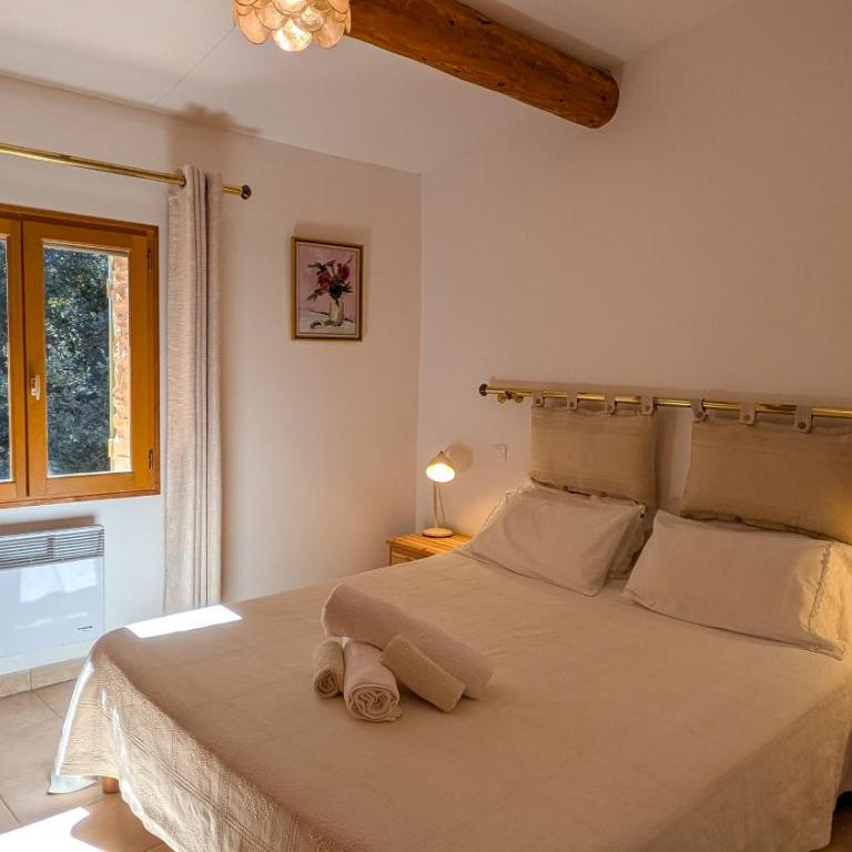 Gîte au pied du Mont Ventoux - Terrasse, piscine, nature - Appartement 1 Chambre - 4