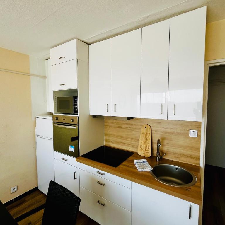 Les Sables de Palavas - T2 à 50m de la plage - clim, wifi - Appartement 1 Chambre - 27