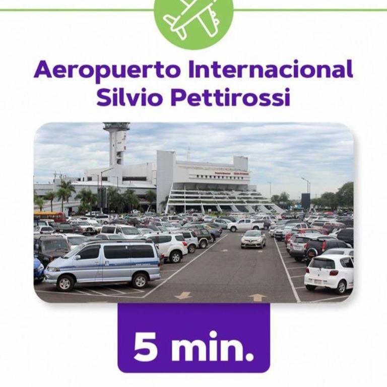 Depto con piscina y balcón a 5min del aeropuerto - One-Bedroom Apartment - 48