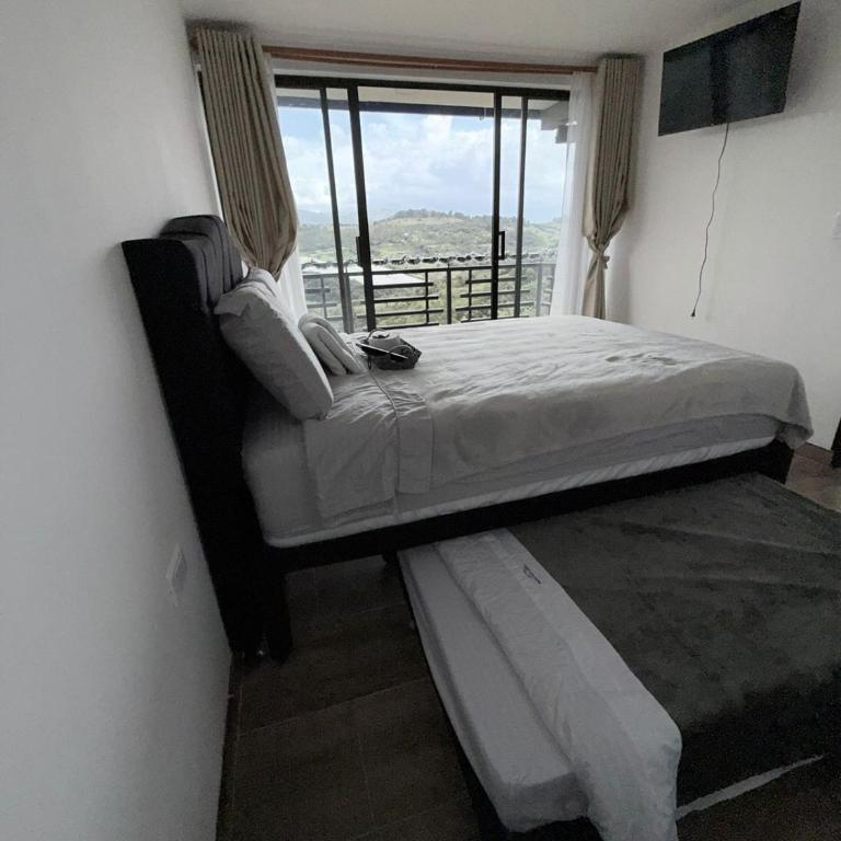 Casa Mirador de la Montaña - Campestre - Villa de Leiva - Moniquira - Habitación Doble con vistas a la montaña - 11