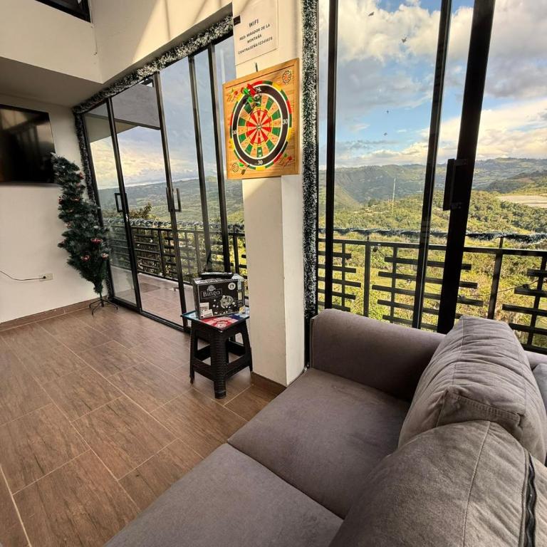 Casa Mirador de la Montaña - Campestre - Villa de Leiva - Moniquira - Habitación Doble con vistas a la montaña - 8