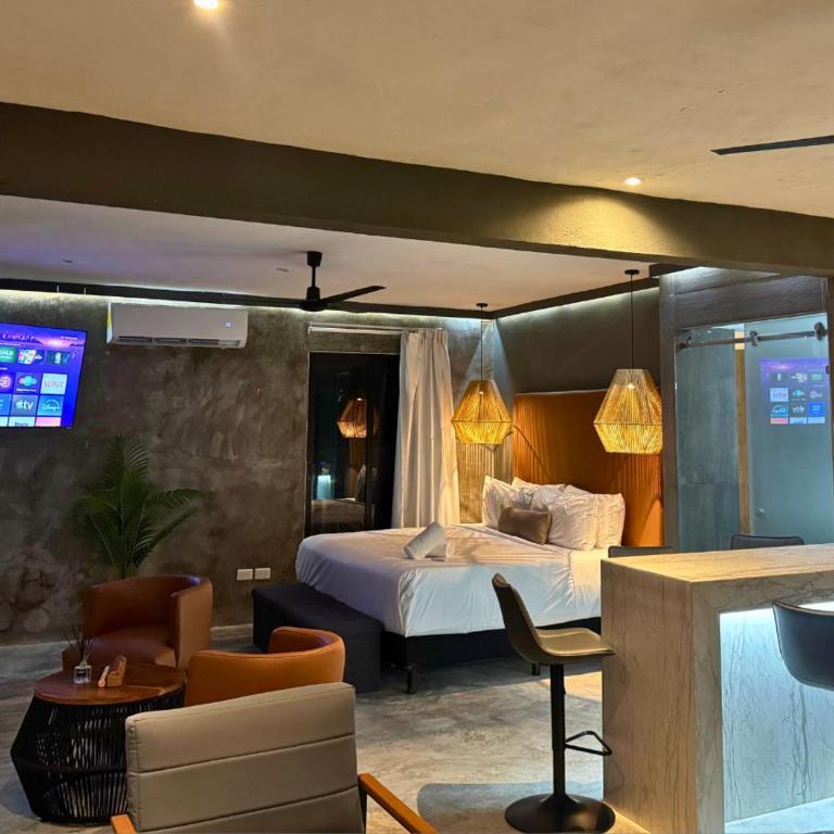 Rico Isla Rooms Eco-Chic - Deluxe Suite with Sea View - 10