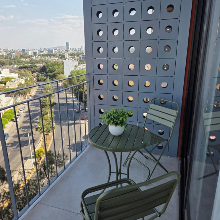 Apartment in downtown Zapopan - Two-Bedroom Deluxe Apartment with Balcony - 19