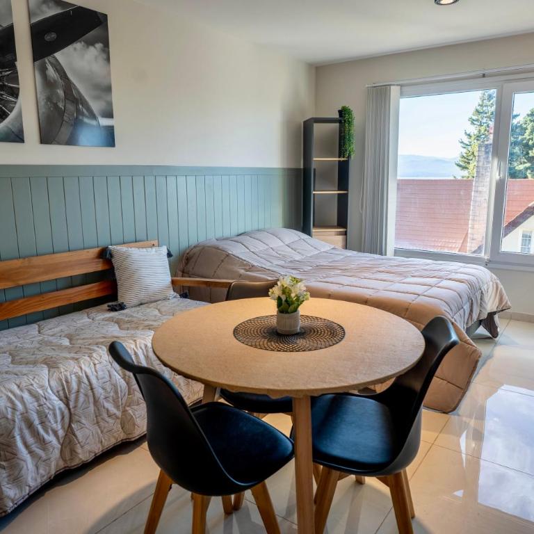 Moderno y Luminoso Monoambiente con Vista al Lago - Apartamento Superior de 1 dormitorio - 1