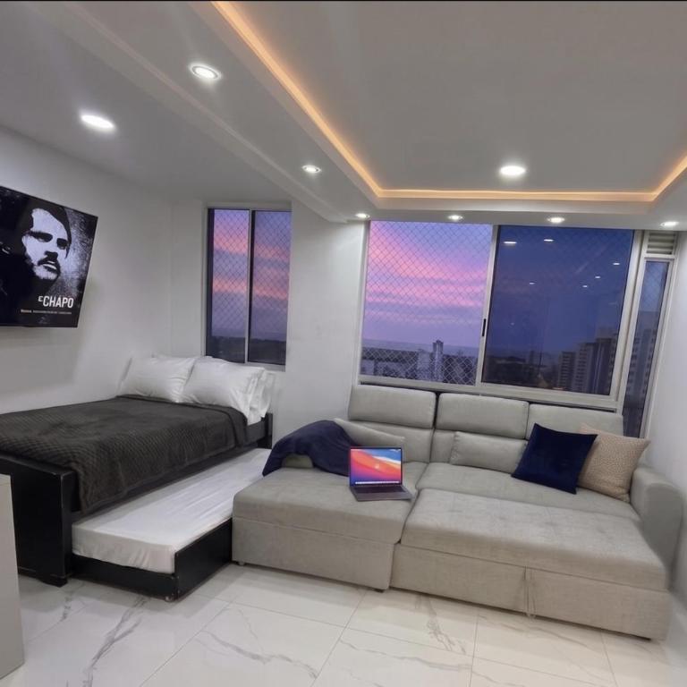 Apto Moderno UniNorte Vista Río, Mar y Manglar - Three-Bedroom Apartment - 2