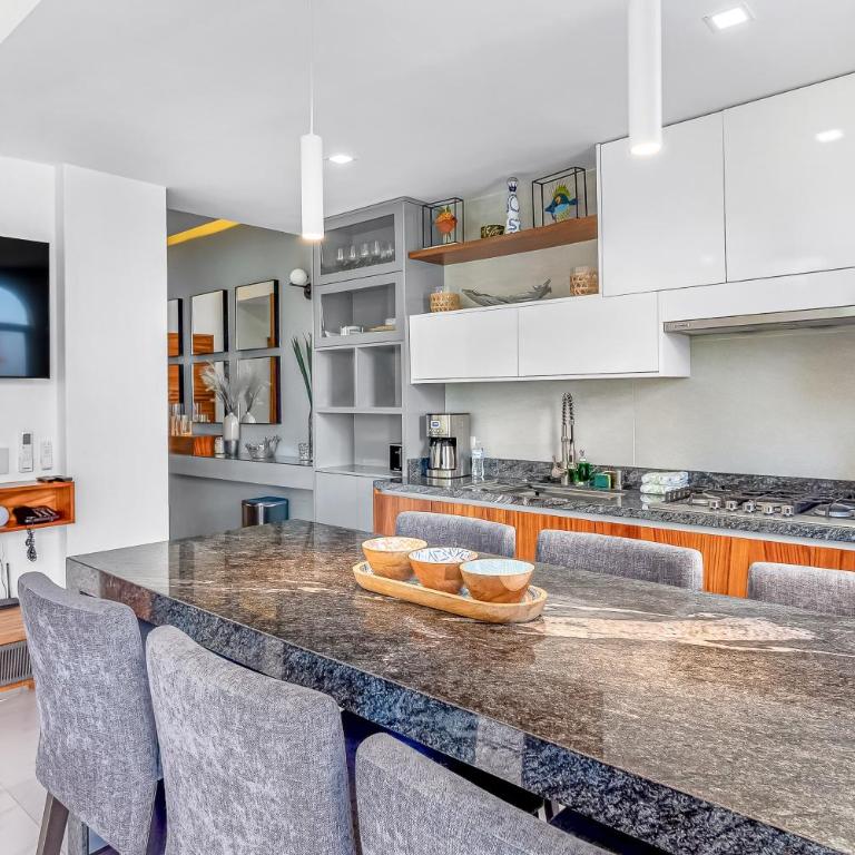 Charming beach apartment with pool and beach access, full kitchen and WiFi - Casa - 9