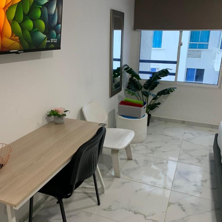Apartamento Lindo en cartagena el laguito bocagrande con vista al mar - Two-Bedroom Apartment - 11